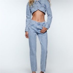 Zara Denim Two Piece